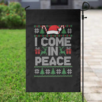 I Come In Peace Funny Christmas Matching Couple Garden Flag Offensive Adult Humor Festive Holiday - Wonder Print Shop