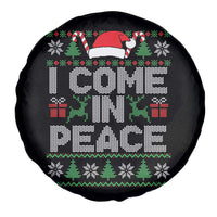 I Come In Peace Funny Christmas Matching Couple Spare Tire Cover Offensive Adult Humor Festive Holiday - Wonder Print Shop