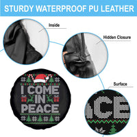 I Come In Peace Funny Christmas Matching Couple Spare Tire Cover Offensive Adult Humor Festive Holiday - Wonder Print Shop