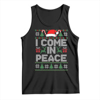 I Come In Peace Funny Christmas Matching Couple Tank Top Offensive Adult Humor Festive Holiday - Wonder Print Shop