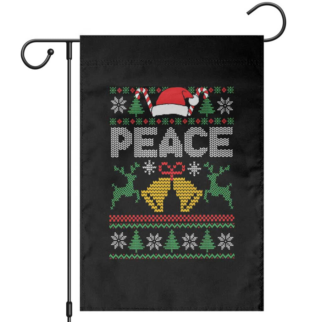 I am Peace Funny Christmas Matching Couple Garden Flag Offensive Adult Humor Festive Holiday - Wonder Print Shop