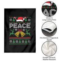 I am Peace Funny Christmas Matching Couple Garden Flag Offensive Adult Humor Festive Holiday - Wonder Print Shop