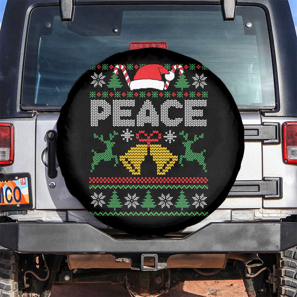 I am Peace Funny Christmas Matching Couple Spare Tire Cover Offensive Adult Humor Festive Holiday - Wonder Print Shop