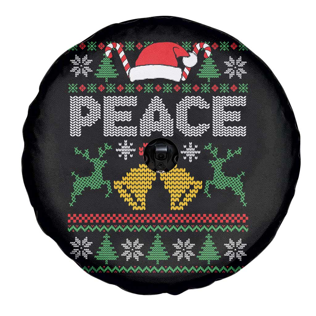 I am Peace Funny Christmas Matching Couple Spare Tire Cover Offensive Adult Humor Festive Holiday - Wonder Print Shop