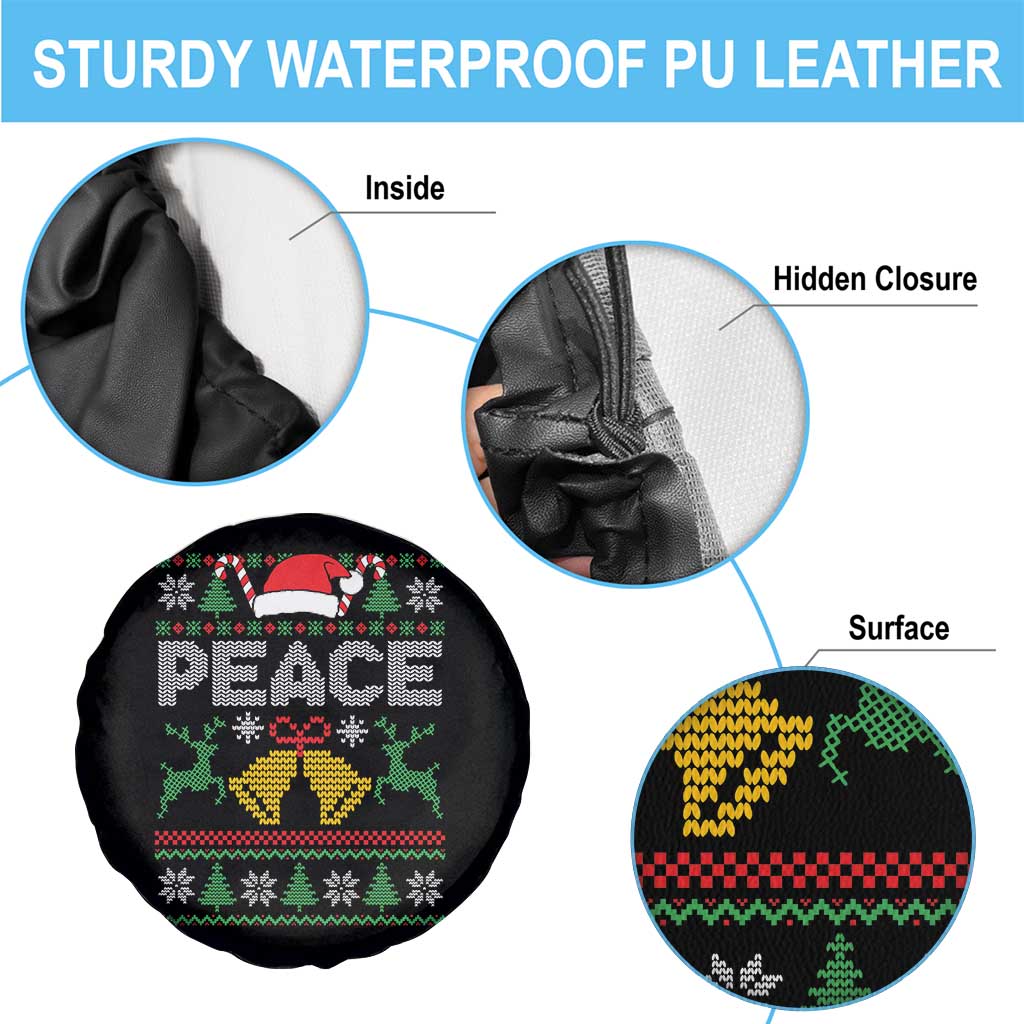 I am Peace Funny Christmas Matching Couple Spare Tire Cover Offensive Adult Humor Festive Holiday - Wonder Print Shop