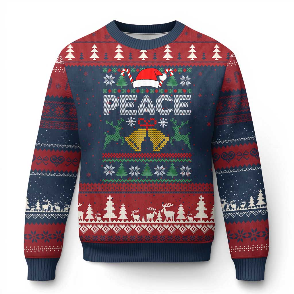 I am Peace Funny Xmas Matching Couple Ugly Christmas Sweater Offensive Adult Humor Festive Holiday - Wonder Print Shop
