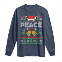 I am Peace Funny Christmas Matching Couple Long Sleeve Shirt Offensive Adult Humor Festive Holiday - Wonder Print Shop