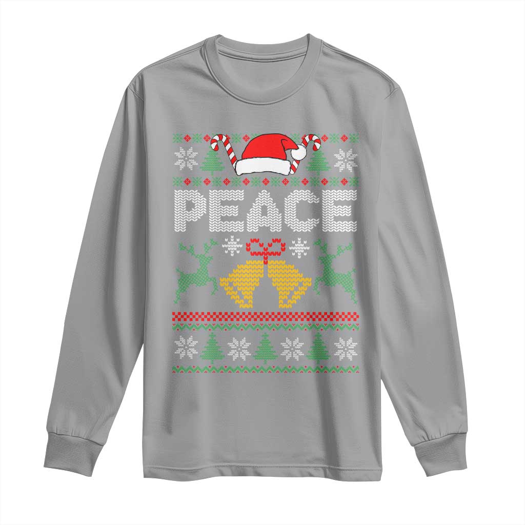 I am Peace Funny Christmas Matching Couple Long Sleeve Shirt Offensive Adult Humor Festive Holiday - Wonder Print Shop