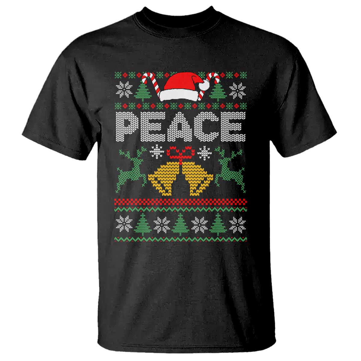 I am Peace Funny Christmas Matching Couple T Shirt Offensive Adult Humor Festive Holiday - Wonder Print Shop