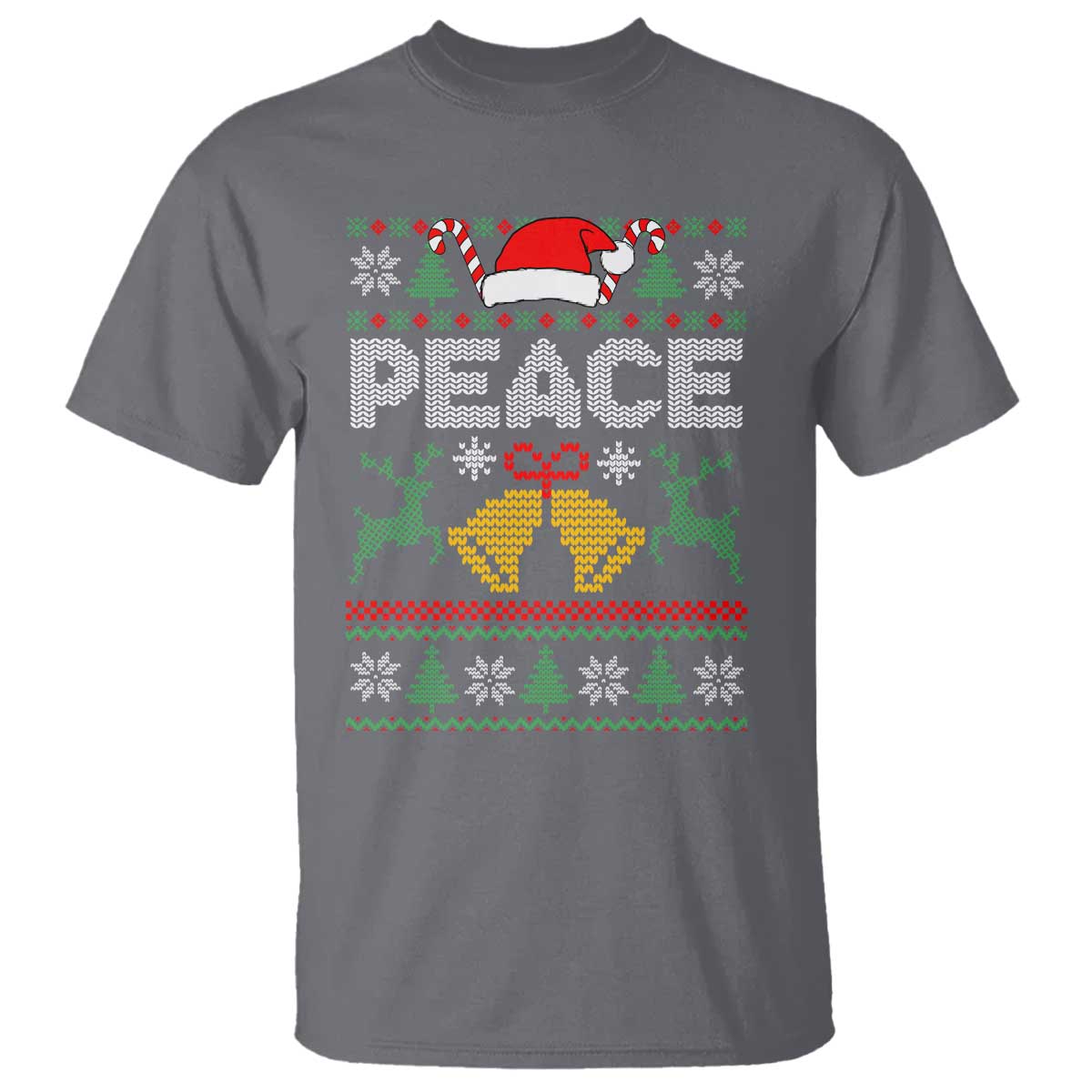 I am Peace Funny Christmas Matching Couple T Shirt Offensive Adult Humor Festive Holiday - Wonder Print Shop