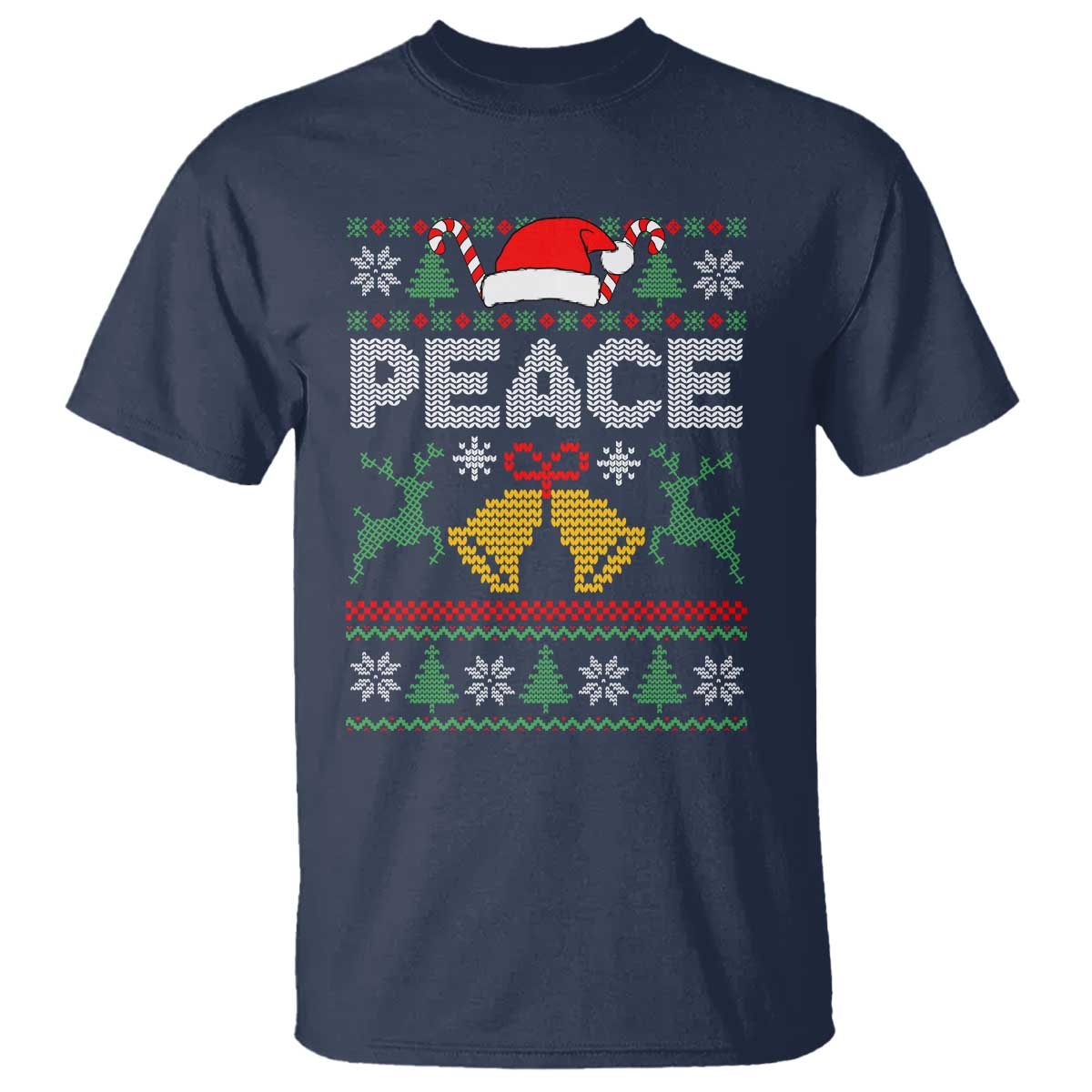 I am Peace Funny Christmas Matching Couple T Shirt Offensive Adult Humor Festive Holiday - Wonder Print Shop