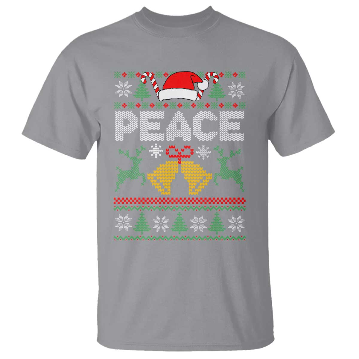 I am Peace Funny Christmas Matching Couple T Shirt Offensive Adult Humor Festive Holiday - Wonder Print Shop