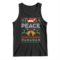 I am Peace Funny Christmas Matching Couple Tank Top Offensive Adult Humor Festive Holiday - Wonder Print Shop