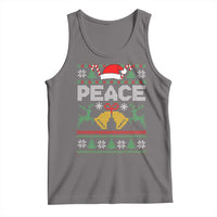 I am Peace Funny Christmas Matching Couple Tank Top Offensive Adult Humor Festive Holiday - Wonder Print Shop