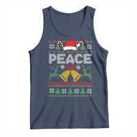 I am Peace Funny Christmas Matching Couple Tank Top Offensive Adult Humor Festive Holiday - Wonder Print Shop