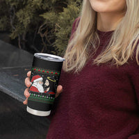 Funny Christmas Santa and Jesus Tumbler Cup Most Wonderful Time Christian Holiday Gag Gift - Wonder Print Shop