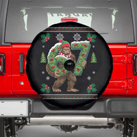 67 Meme Christmas Bigfoot Spare Tire Cover Funny Six Seven Wreath Sasquatch Holiday Gag Gift - Wonder Print Shop