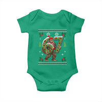 67 Meme Christmas Bigfoot Baby Onesie Funny Six Seven Wreath Sasquatch Holiday Gag Gift - Wonder Print Shop
