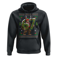 67 Meme Christmas Bigfoot Hoodie Funny Six Seven Wreath Sasquatch Holiday Gag Gift - Wonder Print Shop
