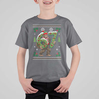 67 Meme Christmas Bigfoot T Shirt For Kid Funny Six Seven Wreath Sasquatch Holiday Gag Gift - Wonder Print Shop