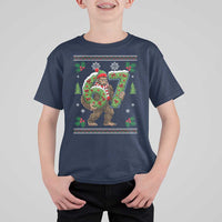 67 Meme Christmas Bigfoot T Shirt For Kid Funny Six Seven Wreath Sasquatch Holiday Gag Gift - Wonder Print Shop