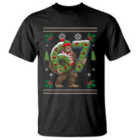 67 Meme Christmas Bigfoot T Shirt Funny Six Seven Wreath Sasquatch Holiday Gag Gift - Wonder Print Shop
