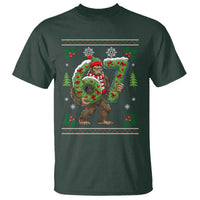67 Meme Christmas Bigfoot T Shirt Funny Six Seven Wreath Sasquatch Holiday Gag Gift - Wonder Print Shop