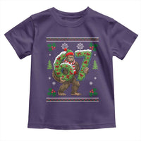 67 Meme Christmas Bigfoot Toddler T Shirt Funny Six Seven Wreath Sasquatch Holiday Gag Gift - Wonder Print Shop