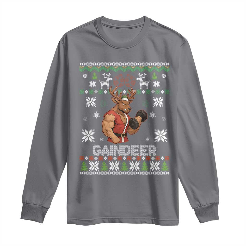 Christmas Bruh 67 Green Hands Long Sleeve Shirt Monster Six Seven Meme Holiday Gag Gift - Wonder Print Shop