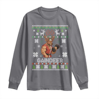 Christmas Bruh 67 Green Hands Long Sleeve Shirt Monster Six Seven Meme Holiday Gag Gift - Wonder Print Shop