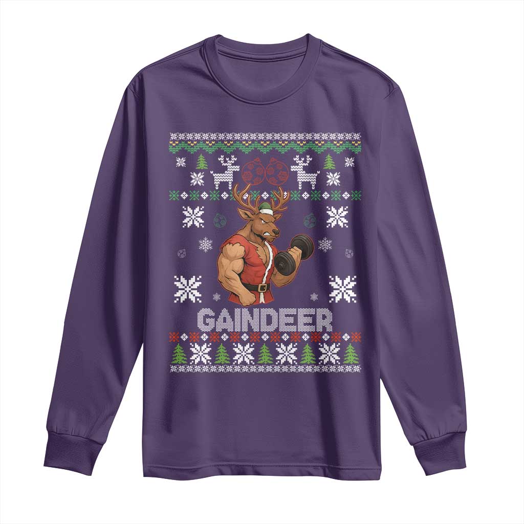 Christmas Bruh 67 Green Hands Long Sleeve Shirt Monster Six Seven Meme Holiday Gag Gift - Wonder Print Shop