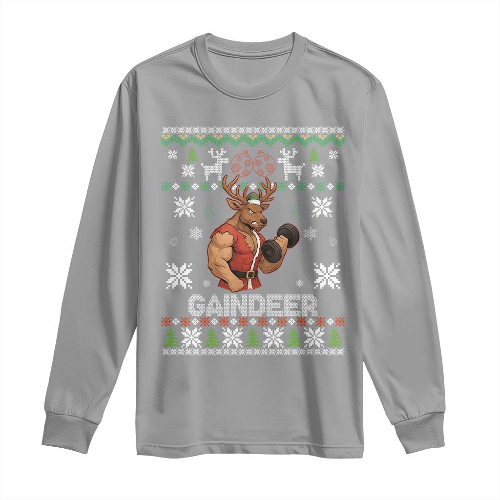 Christmas Bruh 67 Green Hands Long Sleeve Shirt Monster Six Seven Meme Holiday Gag Gift - Wonder Print Shop