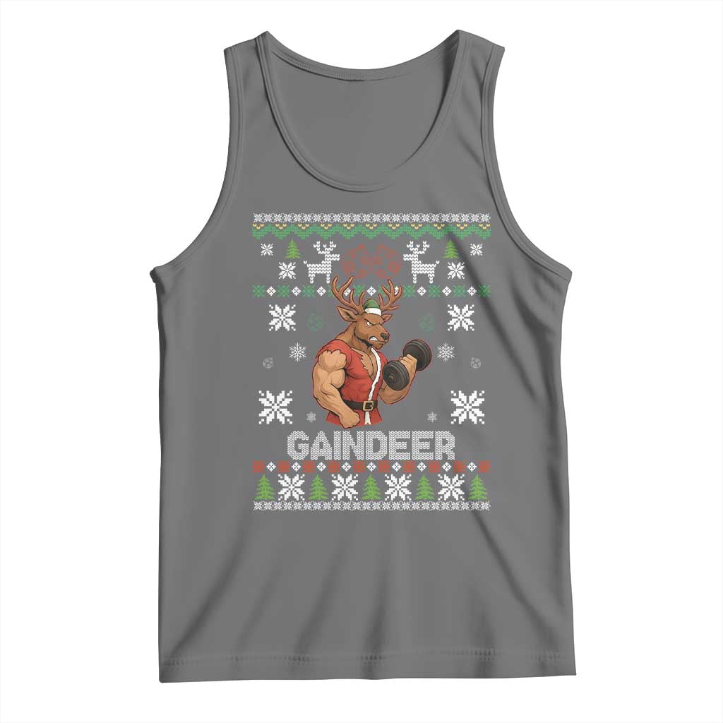 Christmas Bruh 67 Green Hands Tank Top Monster Six Seven Meme Holiday Gag Gift - Wonder Print Shop
