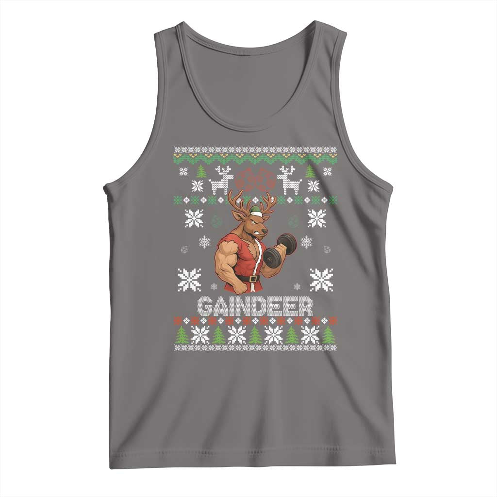 Christmas Bruh 67 Green Hands Tank Top Monster Six Seven Meme Holiday Gag Gift - Wonder Print Shop