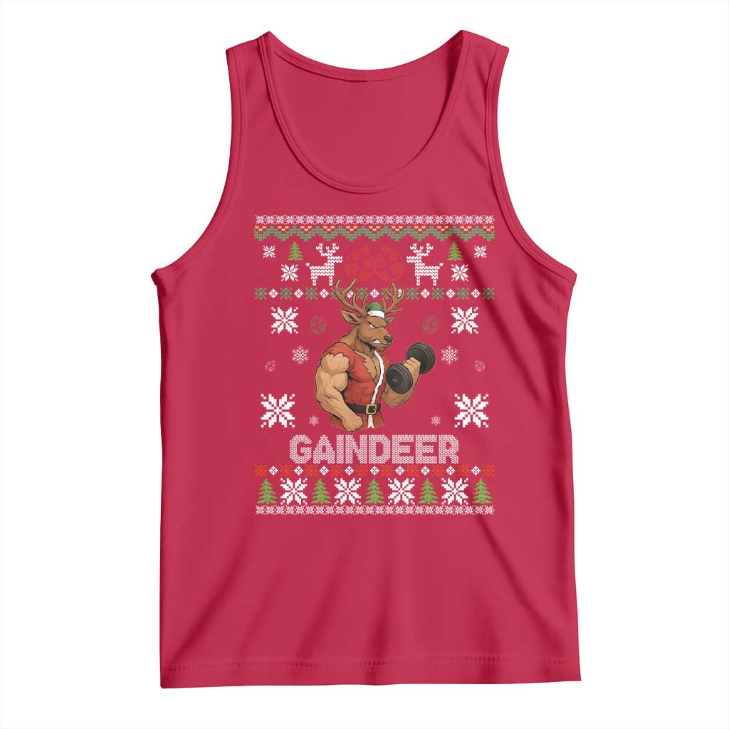 Christmas Bruh 67 Green Hands Tank Top Monster Six Seven Meme Holiday Gag Gift - Wonder Print Shop