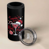 Funny Santa Favorite Hot Mess 4 in 1 Can Cooler Tumbler Christmas Drinking Cocktail Lover - Wonder Print Shop