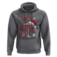 Funny Santa Favorite Hot Mess Hoodie Christmas Drinking Cocktail Lover - Wonder Print Shop
