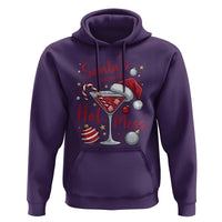 Funny Santa Favorite Hot Mess Hoodie Christmas Drinking Cocktail Lover - Wonder Print Shop