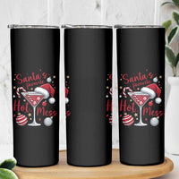 Funny Santa Favorite Hot Mess Skinny Tumbler Christmas Drinking Cocktail Lover - Wonder Print Shop