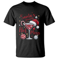 Funny Santa Favorite Hot Mess T Shirt Christmas Drinking Cocktail Lover - Wonder Print Shop