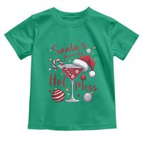 Funny Santa Favorite Hot Mess Toddler T Shirt Christmas Drinking Cocktail Lover - Wonder Print Shop