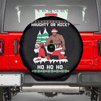 Funny Santa and Diddy Christmas Spare Tire Cover Naughty or Nice Ho Ho Ho Adult Humor Holiday - Wonder Print Shop