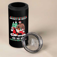 Funny Santa and Diddy Christmas 4 in 1 Can Cooler Tumbler Naughty or Nice Ho Ho Ho Adult Humor Holiday - Wonder Print Shop
