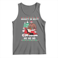 Funny Santa and Diddy Christmas Tank Top Naughty or Nice Ho Ho Ho Adult Humor Holiday - Wonder Print Shop