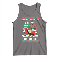 Funny Santa and Diddy Christmas Tank Top Naughty or Nice Ho Ho Ho Adult Humor Holiday - Wonder Print Shop