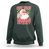 Funny Santa Rizz Christmas Sweatshirt Got That Rizzmas Spirit Retro Groovy - Wonder Print Shop