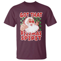 Funny Santa Rizz Christmas T Shirt Got That Rizzmas Spirit Retro Groovy - Wonder Print Shop