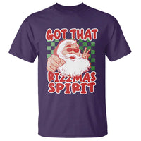 Funny Santa Rizz Christmas T Shirt Got That Rizzmas Spirit Retro Groovy - Wonder Print Shop