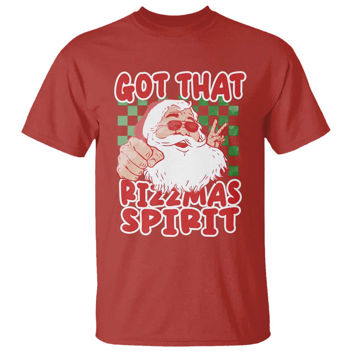 Funny Santa Rizz Christmas T Shirt Got That Rizzmas Spirit Retro Groovy - Wonder Print Shop