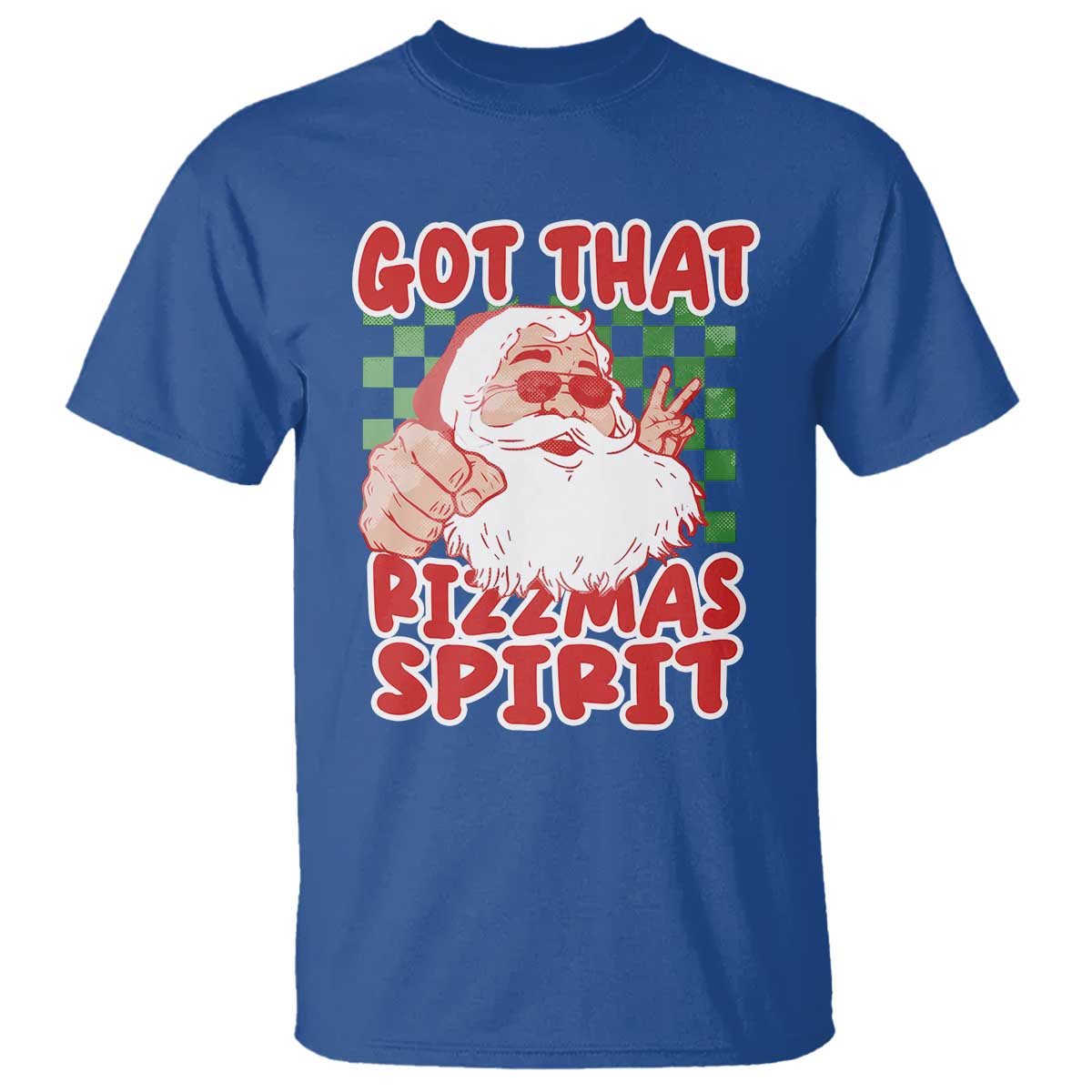 Funny Santa Rizz Christmas T Shirt Got That Rizzmas Spirit Retro Groovy - Wonder Print Shop